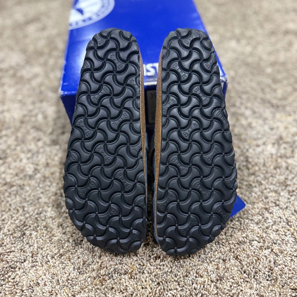 Birkenstock New w Box Buckley Navy Suede Leather Narrow Width EU 39 (US L8, M6) - Picture 6 of 6